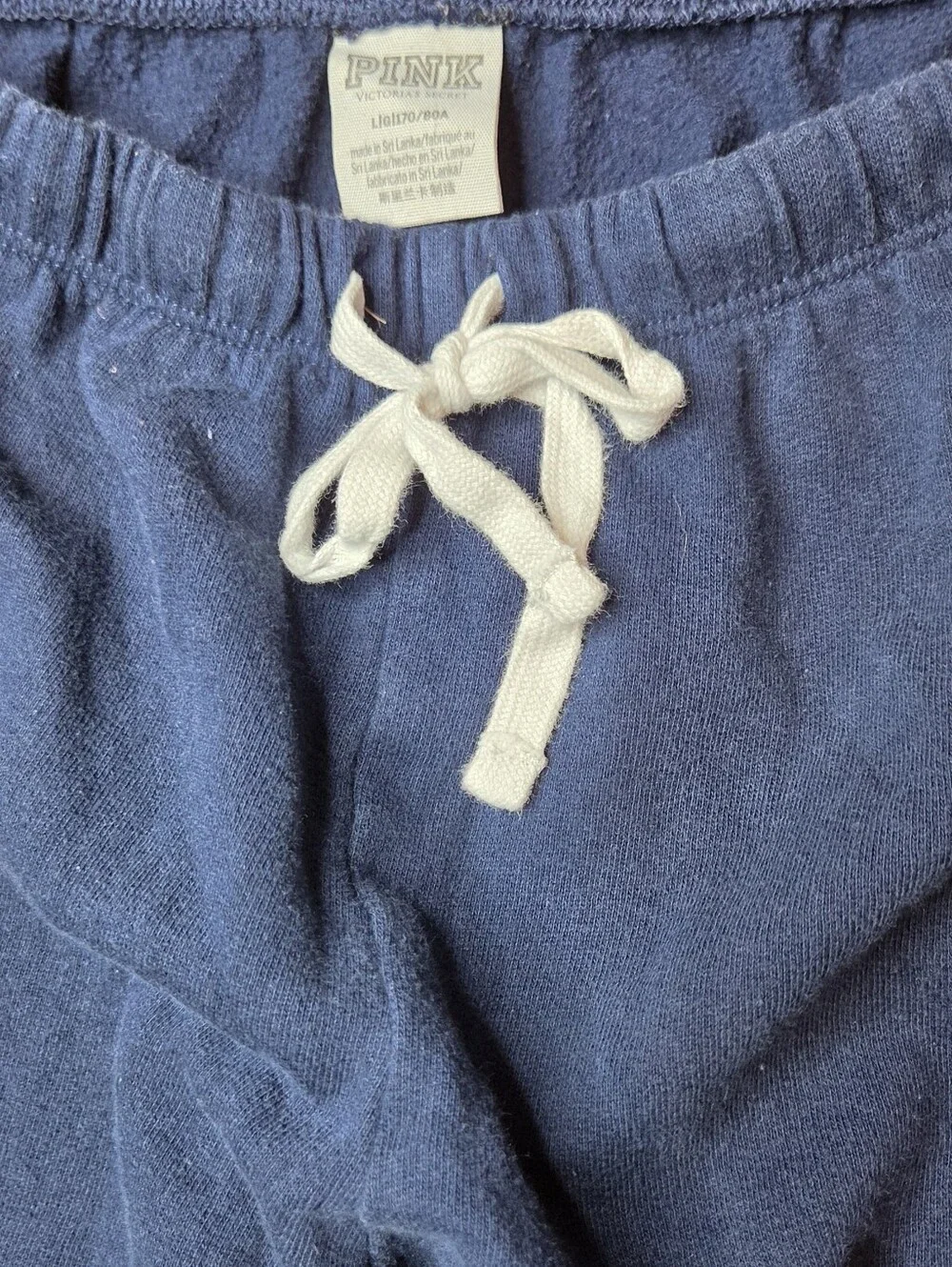 Victoria’s Secret PINK Navy Blue Boyfriend Jogger Sweatpants Large